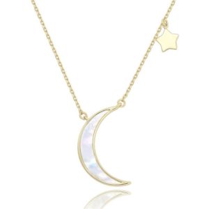 Collier Lune <br> "Reflets intenses"